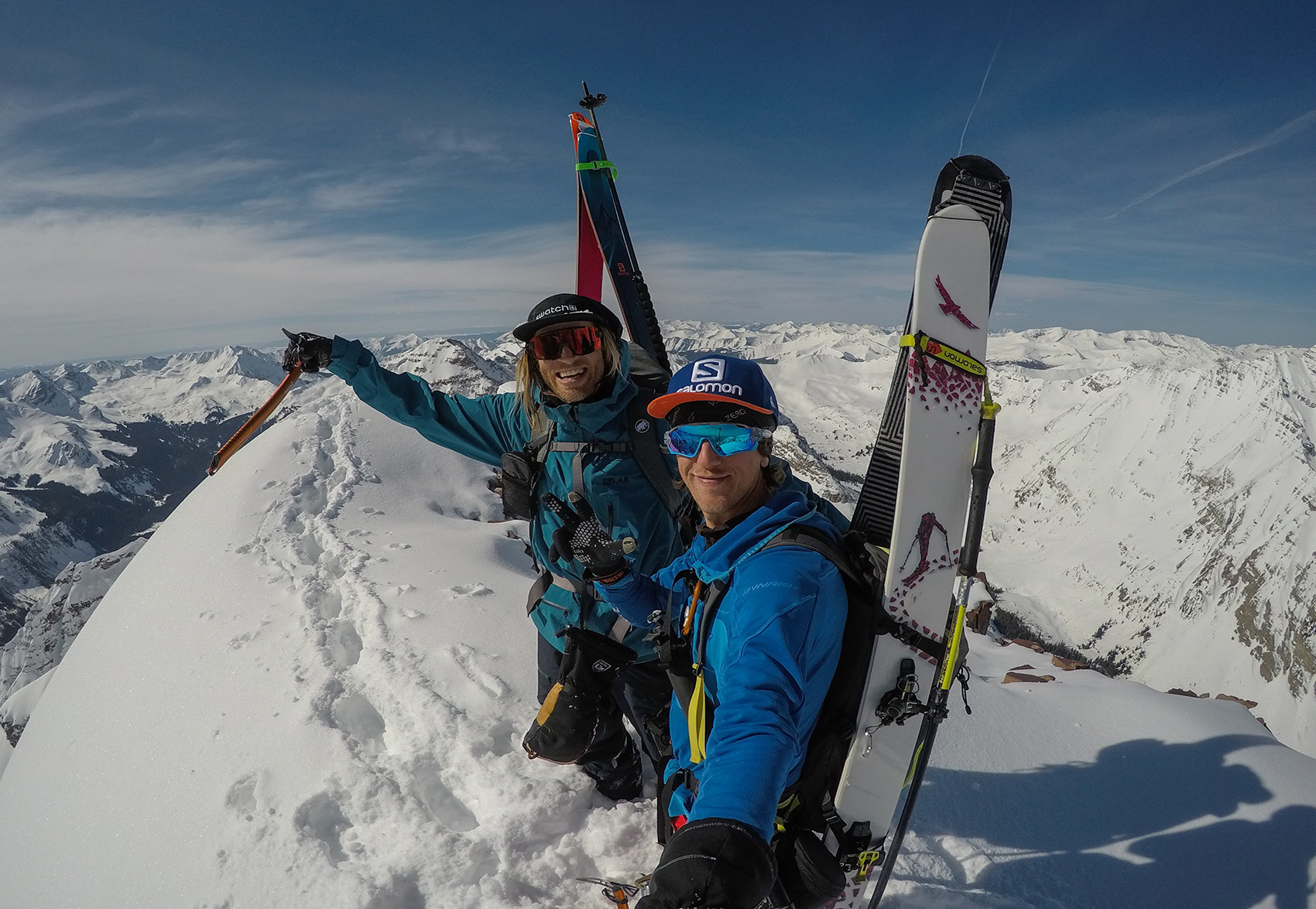 The FIFTY Line 11/50 Pyramid Peak, CO The Scariest line in